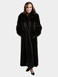 Woman's Deep Mahogany Mink Fur Coat