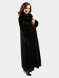 Woman's Deep Mahogany Mink Fur Coat