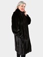 Woman's Ranch Female Mink Fur 7/8 Coat