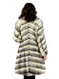 Woman's Cross Female Mink  7/8 Coat