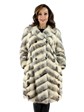 Woman's Cross Female Mink  7/8 Coat