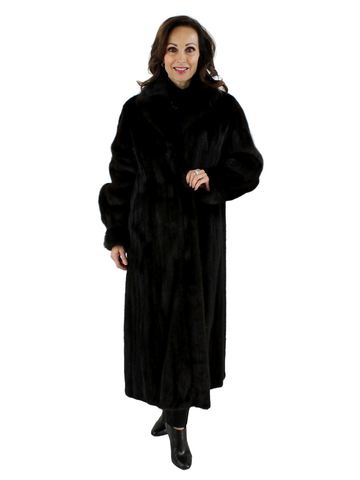 Woman's Female Ranch Mink Fur Coat