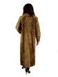 Woman's Whiskey Swakara Fur Coat