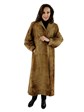 Woman's Whiskey Swakara Fur Coat
