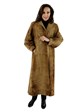 Woman's Whiskey Swakara Fur Coat