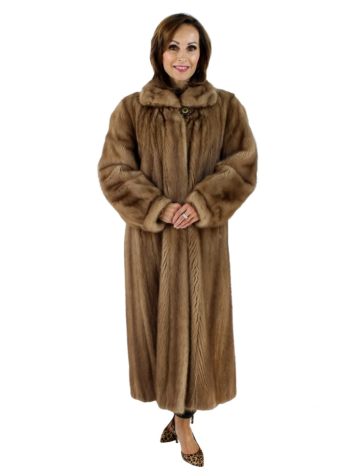 Pastel Mink Fur Coat - Women's Large | Estate Furs