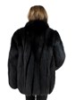 Woman's Black Fox Fur Jacket