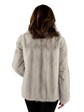 Woman's Petite Cerulean Female Mink Fur Jacket