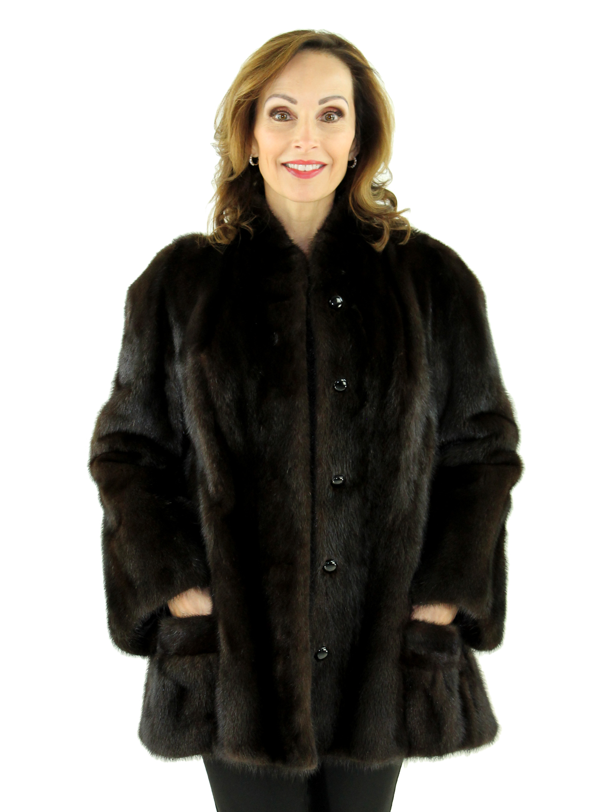 Ranch Mink Fur Jacket - Women's Fur Jacket - Small| Estate Furs