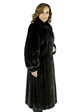 Woman's Black Diamond Ranch Female Mink Fur Coat