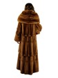 Woman's Whiskey Female Mink Fur Coat