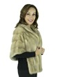 Woman's Vintage Cerulean Mink Fur Stole