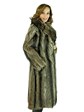 Woman's Natural Raccoon Fur Coat