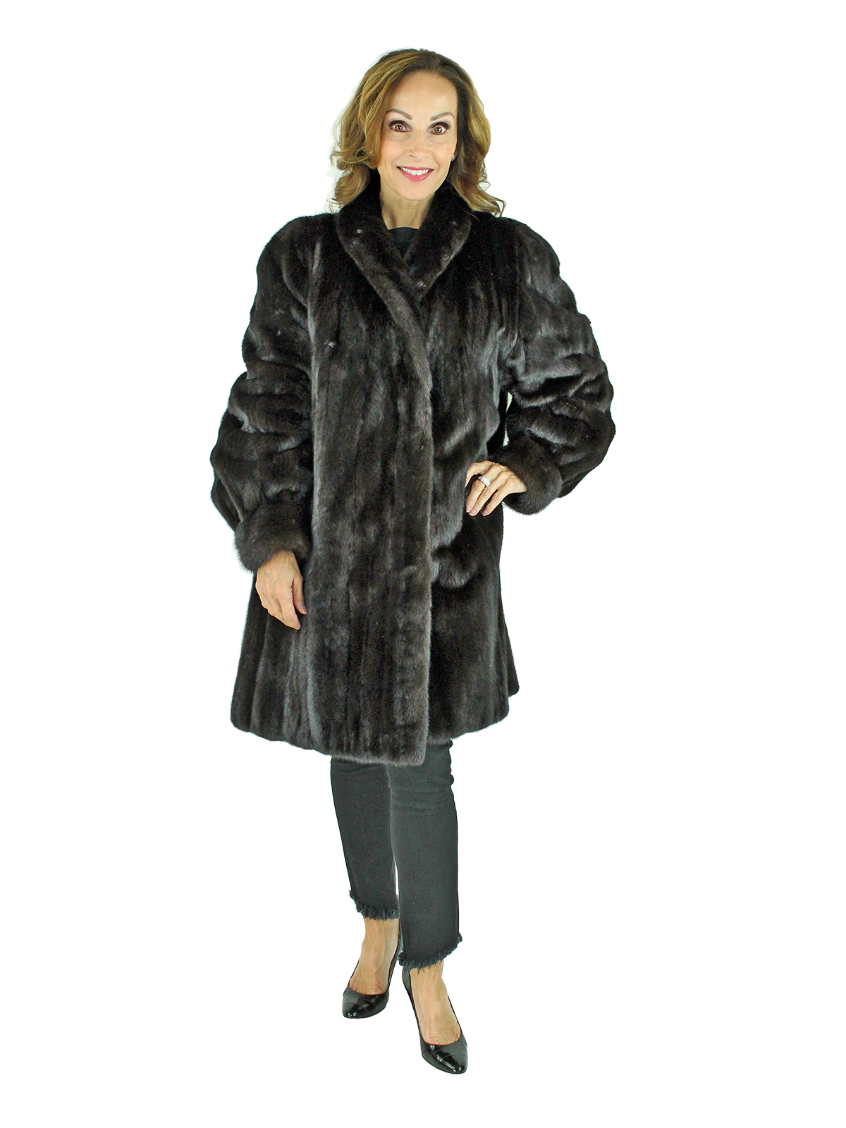 Woman's Female Ranch Mink Fur Stroller