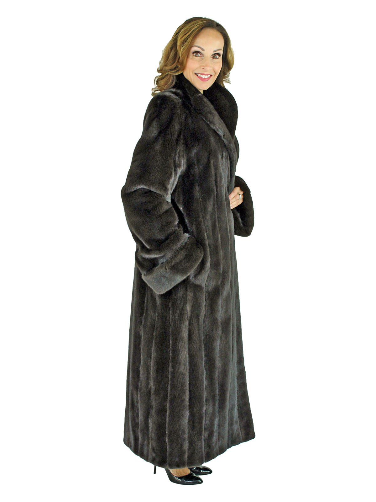 Ranch Mink Fur Coat - Women's Large (48770) | Estate Furs