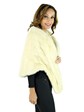 Woman's Cream Colored Mink Fur Stole