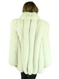 Woman's Shadow Fox Fur Jacket