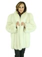 Woman's Shadow Fox Fur Jacket