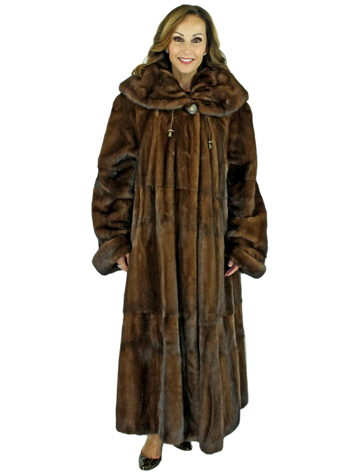 Demi Buff Female Mink Fur Coat - Large| Estate Furs