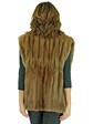 Woman's Brown Vintage Squirrel Fur Vest