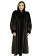 Woman's Natural Long Hair Beaver Fur Coat
