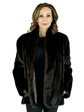 Woman's Deep Mahogany Mink Fur Jacket