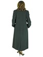 Woman's Black Loro Piana Cashmere Wool Coat