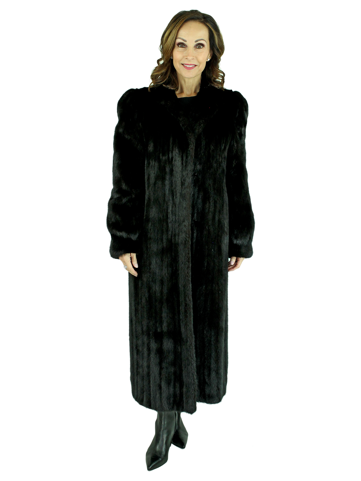 Ranch Female Mink Fur Coat - Women's Vintage Fur Coat - Small| Estate Furs