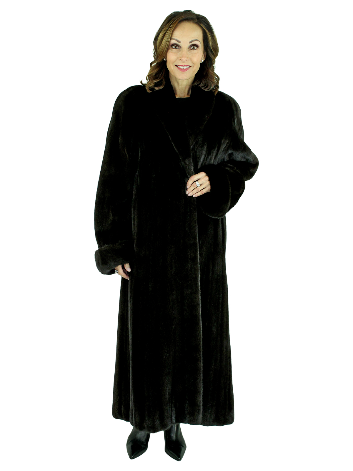 Woman's Ranch Female Mink Fur Coat