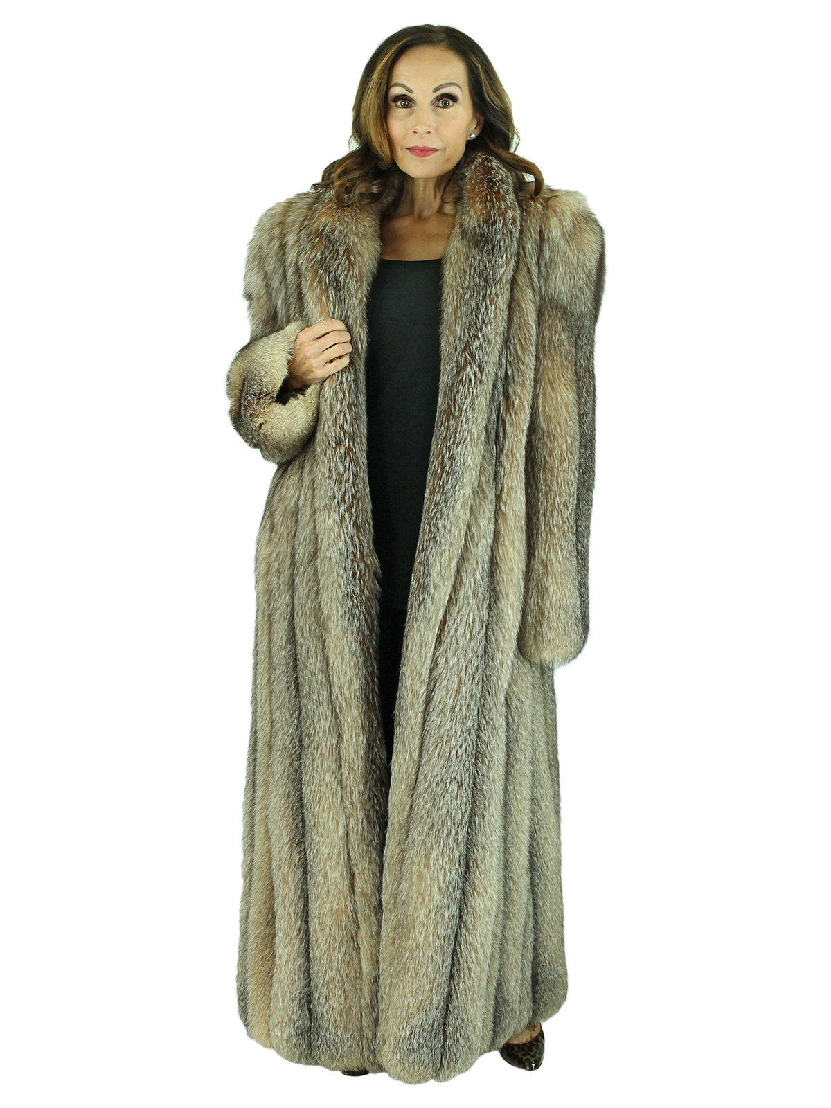 Shearling Fur Coat - Womens Medium - Light Brown | Estate 