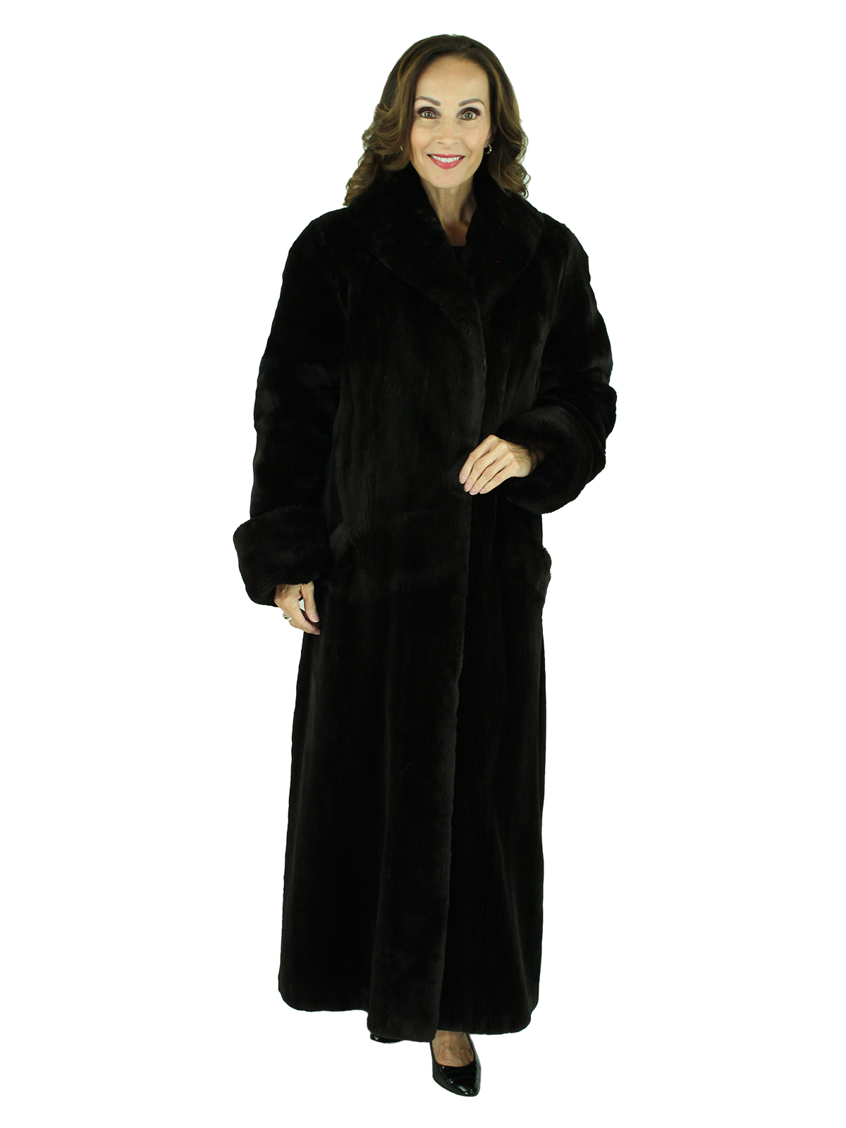 Matara Sheared Beaver Fur Coat - Women's Fur Coat - Medium| Estate Furs