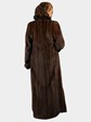 Woman's Demi Buff Female Mink Fur Coat (Extra Long)