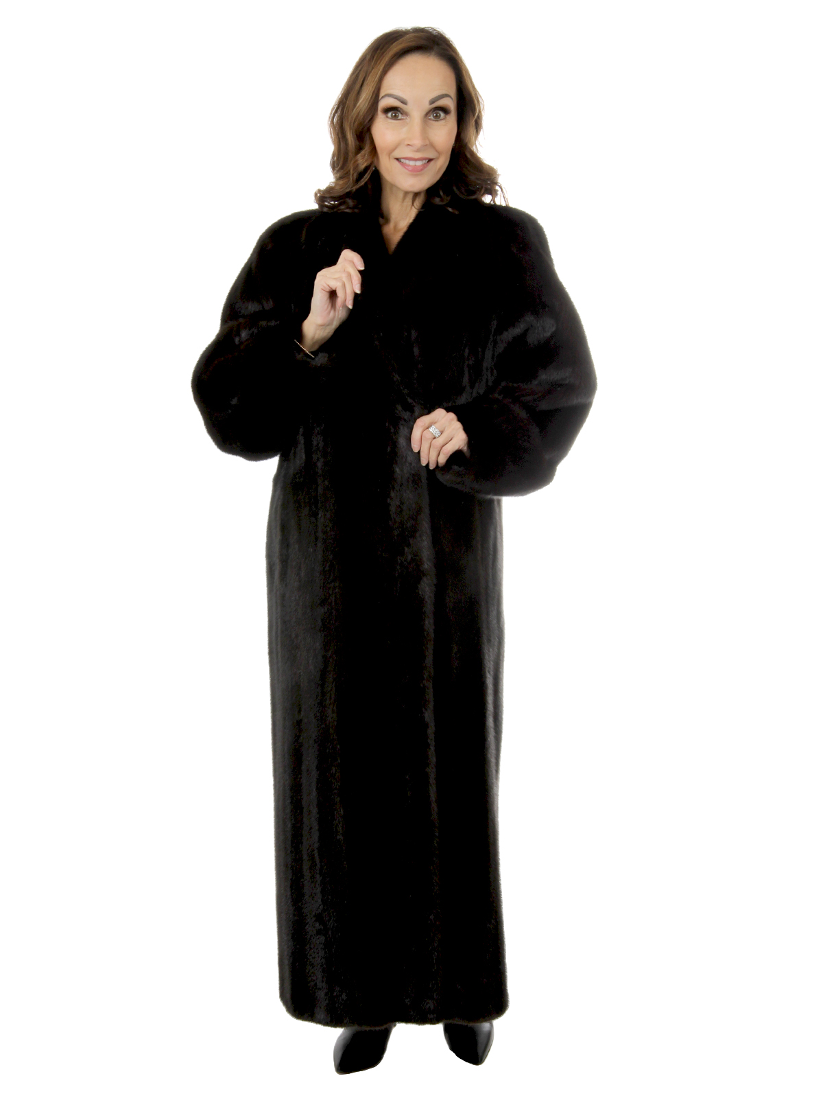 Woman's Female Ranch Mink Fur Coat