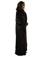 Woman's Ebony Long Hair Beaver Fur Coat