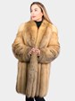 Woman's Natural Golden Isle Fox Fur Stroller