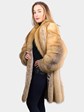 Woman's Natural Golden Isle Fox Fur Stroller