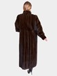 Woman's Oscar de la Renta Mahogany Female Mink Fur Coat