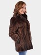 Woman's Mahogany Mink Fur Jacket