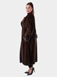 Woman's Mahogany Mink Fur Coat