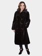 Woman's Vintage Mahogany Mink Fur Coat