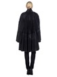 Woman's Grey Sheared Mink Fur Coat by Donna Karan 