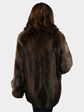 Woman's Medium Tone Beaver Jacket