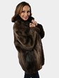 Woman's Medium Tone Beaver Jacket