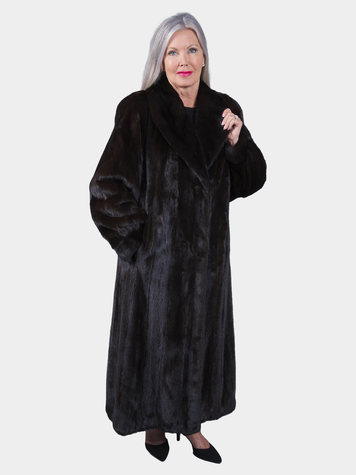 Woman's Ranch Mink Fur Coat