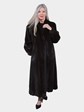 Women's Dark Mahogany Female Mink Fur Coat