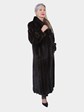 Women's Dark Mahogany Female Mink Fur Coat