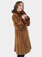 Woman's Jean Crisan Golden Sheared Mink Fur Stroller