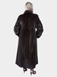 Woman's Deep Mahogany Female Mink Coat