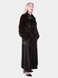 Woman's Deep Mahogany Female Mink Coat