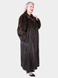 Woman's Dark Mahogany Mink Fur Coat